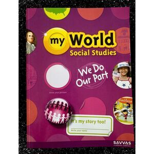Social Studies, Grade 2, My World, Homeschool Pearson *NEW